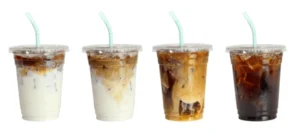 iced latte light to dark